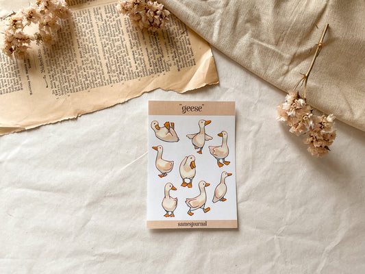 Gänse Stickersheet, Goose - samesjournal