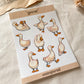 Gänse Stickersheet, Goose - samesjournal