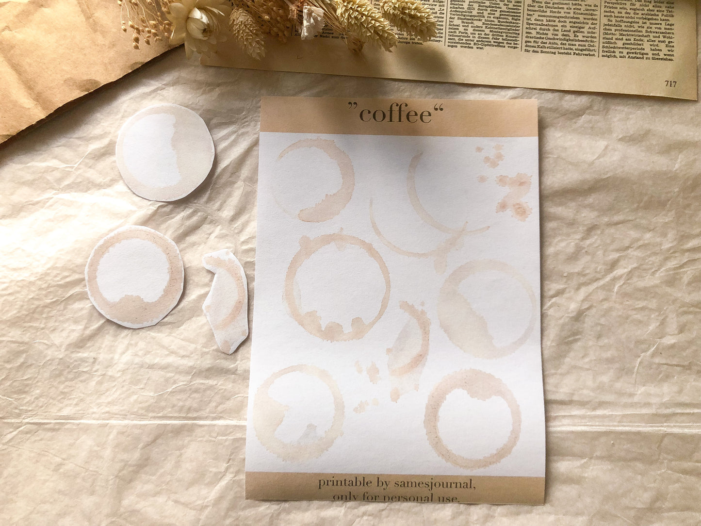 Printable "coffee"