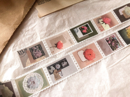 Stamp Washi Tape Rose