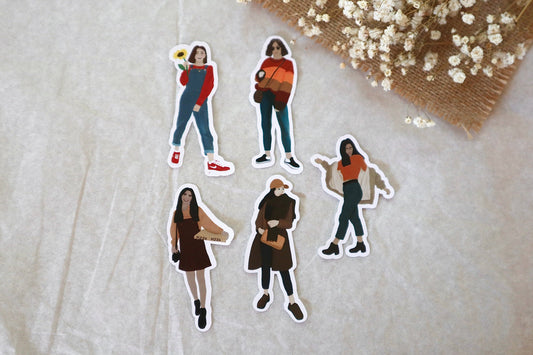 Mädchen Sticker, girls stickers - samesjournal