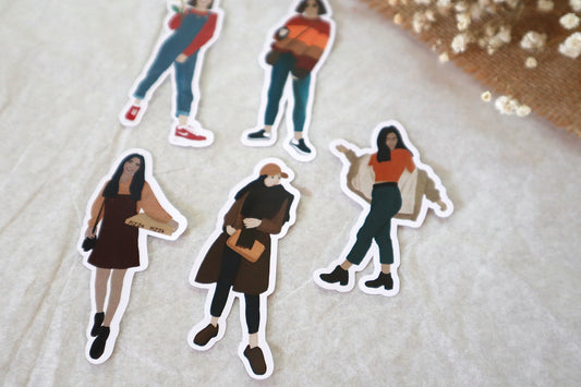 Mädchen Sticker, girls stickers - samesjournal