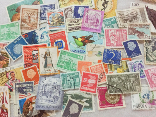 Briefmarken Set - aus aller Welt, 50 Stück, gestempelt - samesjournal