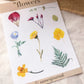 Stickersheet "Flowers", Sticker, Aufkleber, Blumen, Blüten -samesjournal
