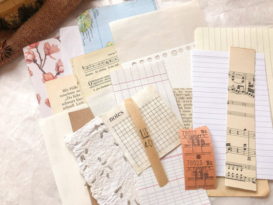 Papier-Set, verschiedene Scrapbook Papiere, samesjournal