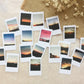 Foto Sticker Sonnenuntergang, Aufkleber, Sonnenaufgang, sofortbild, samesjournal