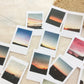 Foto Sticker Sonnenuntergang, Aufkleber, Sonnenaufgang, sofortbild, samesjournal