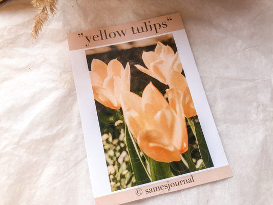 II Frühlingsblume, Fotografie, Kreise, Stickersheet, Sticker, Aufkleber - samesjournal