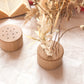 Vase à fleurs séchées, barre à fleurs, bloc de bois, morceau de bois - samesjournal