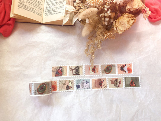 Stamp Washi Tape Schmetterling, Klebeband, Washis, Briefmarken Washi, Briefe, Butterfly, Schmetterlinge - samesjournal