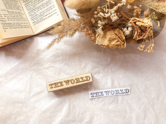 Holzstempel the world, Stempel, Laserstempel, vintage, map, samesjournal