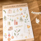 Aquarell Weihnachts Sticker, Aufkleber, Winter -samesjournal