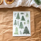 Print-on Sticker, Weihnachten, Rub-On, Stickersheet, Aufkleber, Sticker, Winter - samesjournal