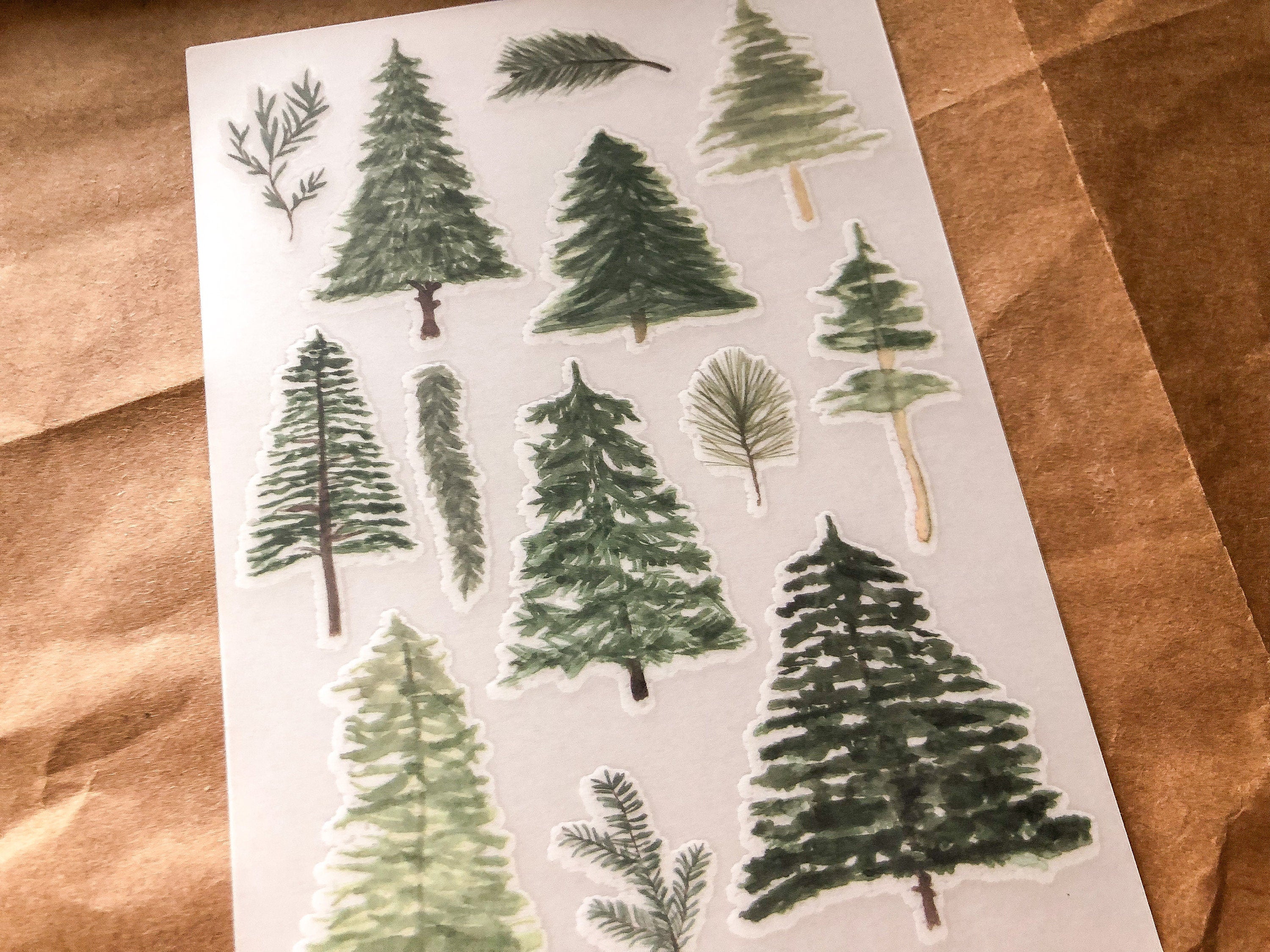 print-on sticker, weihnachten, rub-on, stickersheet, aufkleber, sticker,  winter - samesjournal