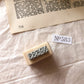 Wooden stamp number, vintage, stamp, laser stamp, samesjournal