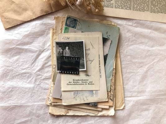 Vintage Letter Bundle, 15 Stück, Papier Bündel, samesjournal