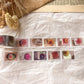 Stamp Washi Tape Dahlien, Klebeband, Washis, Briefmarken Washi, Briefe, Blumen, Blüten - samesjournal