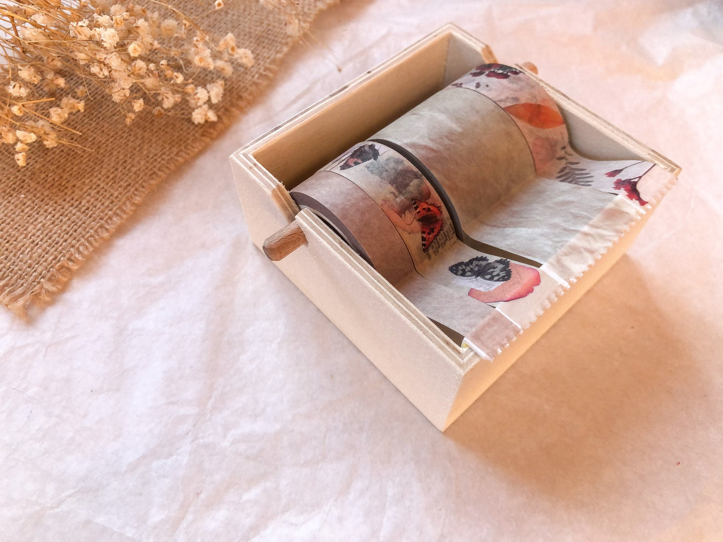 Kleiner Washi Tape Abroller, Klebeband, Dispenser, Washis, Papier Washi, - samesjournal