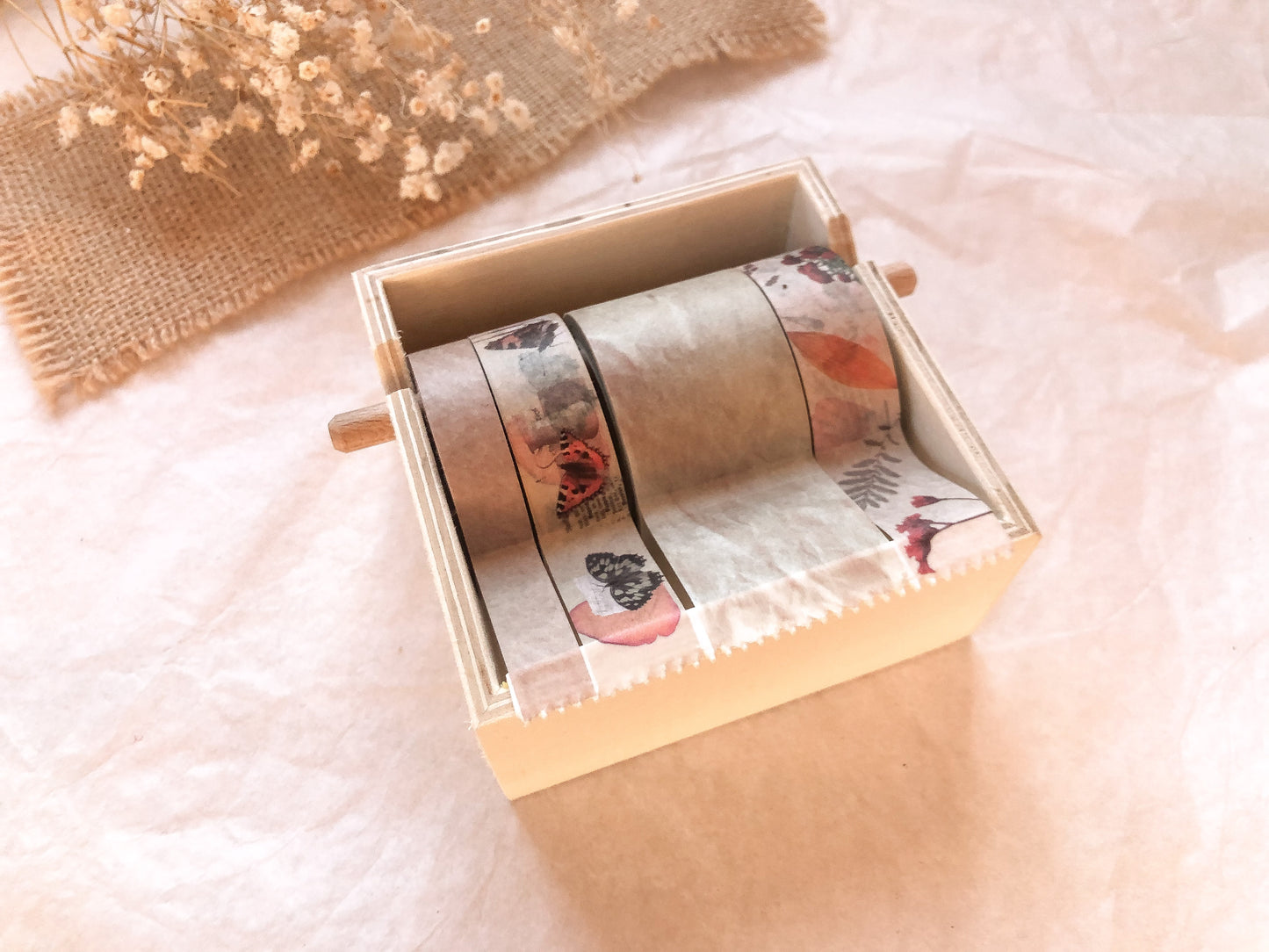 Kleiner Washi Tape Abroller, Klebeband, Dispenser, Washis, Papier Washi, - samesjournal